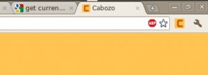 Extensión Cabozo para Google Chrome
