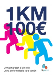 Maratón solidaria coas enfermidades raras: 1 KM, 100 euros